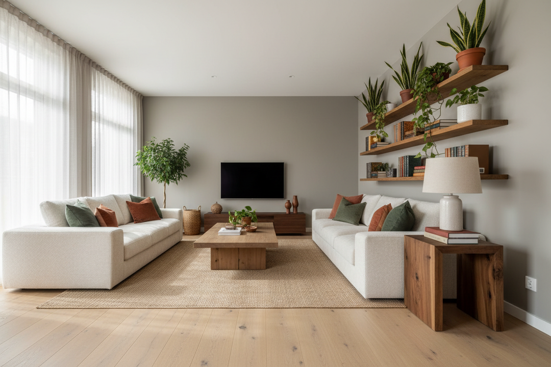 Holz im Zuhause — Styling-Tipps für jedes Zimmer